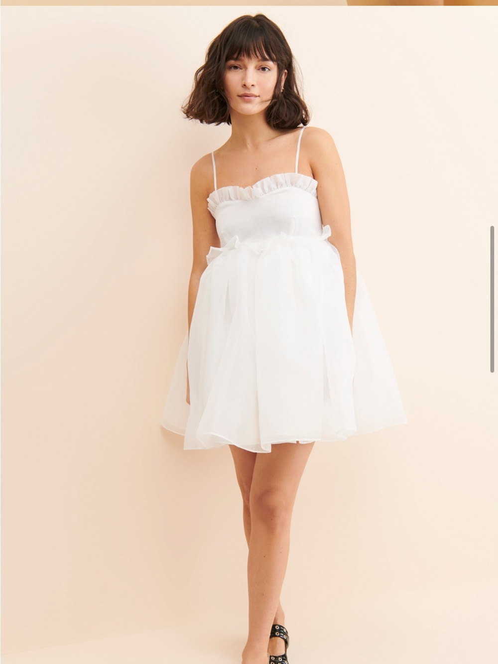 Selkie x Free People The Rosebud Dress Mini White XL - Picture 2 of 9